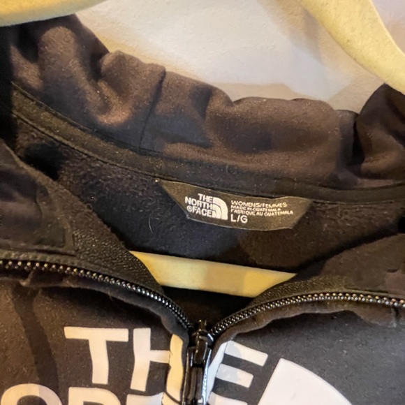 North Face Logo Zip Up, Size L - Picture 2 of 3